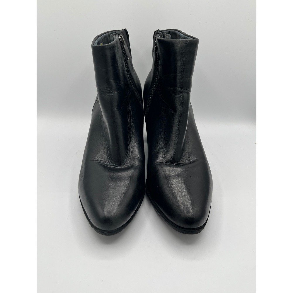 Rockport Hydro-Shield Black Leather Waterproof Ankle Boots CI2044 Women Sz 9M